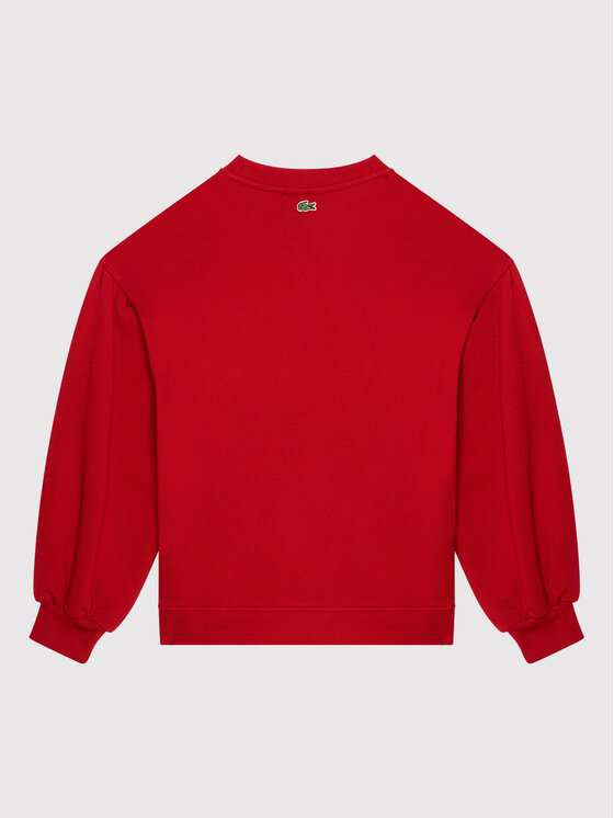 Lacoste on sale sweatshirt red