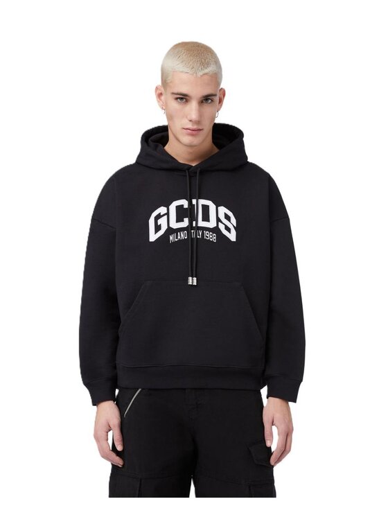 GCDS GCDS Felpa a2om1901jb4-99 Nero Regular Fit