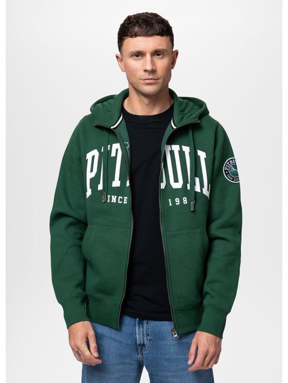 PITBULL PITBULL Bluza NORTON Zielony Regular Fit