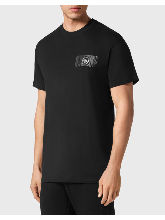 Plein Sport Plein Sport T-Shirt 1797 Czarny Regular Fit