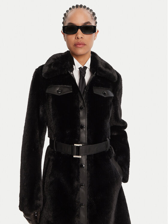 Patrizia Pepe Patrizia Pepe Γούνα 8O0203 E073 Μαύρο Regular Fit
