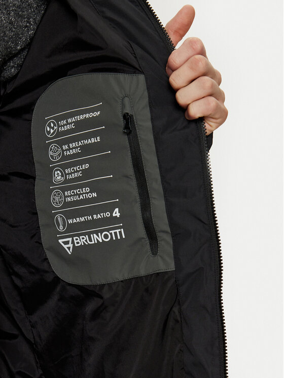 Brunotti Brunotti Geacă de iarnă Bigmain 2421180003 Negru Regular Fit