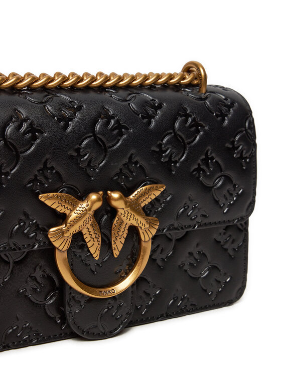 PINKO Pinko Handtasche Love One Mini Dc AI 24-25 PLTT 100074 A1YB Schwarz