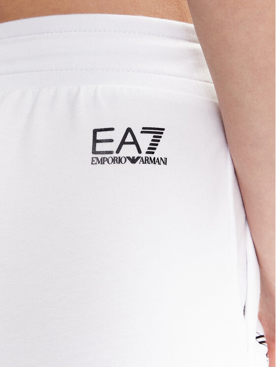 EA7 Emporio Armani EA7 Emporio Armani Spodnji del trenirke 3RTP65 TJCQZ 0102 Bela Regular Fit