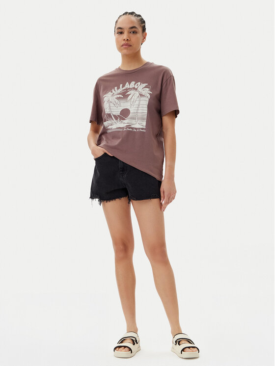 Billabong Billabong T-Shirt Sweet Escape EBJZT00419 Brązowy Relaxed Fit