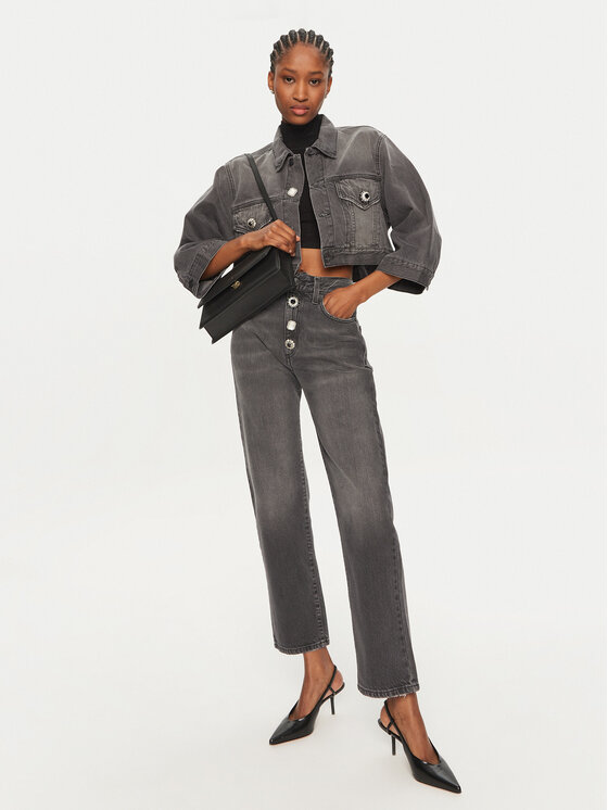 ViCOLO ViCOLO Traperice DS0057 Siva Boyfriend Fit