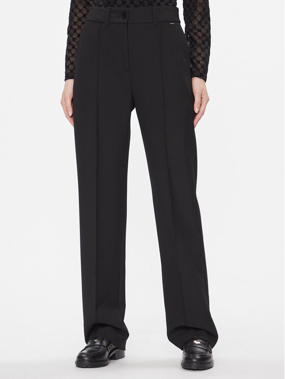 JOOP! Bavlnené nohavice 58 JW231P128 30039893 Čierna Loose Fit