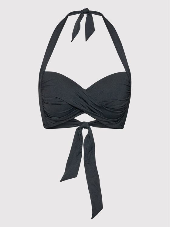 Seafolly Seafolly Gornji del bikini S.Collective Twist 30806-942 Črna