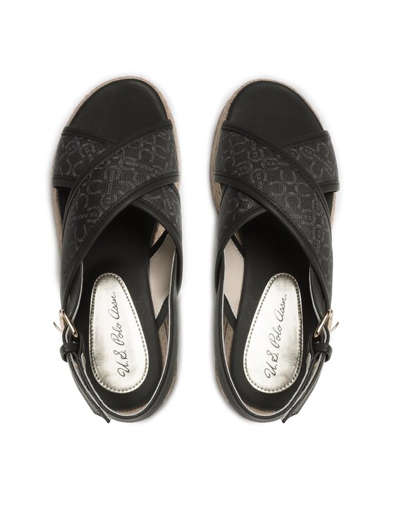 U.S. Polo Assn. U.S. Polo Assn. Босоніжки Glory GLORY005 PRINT Чорний