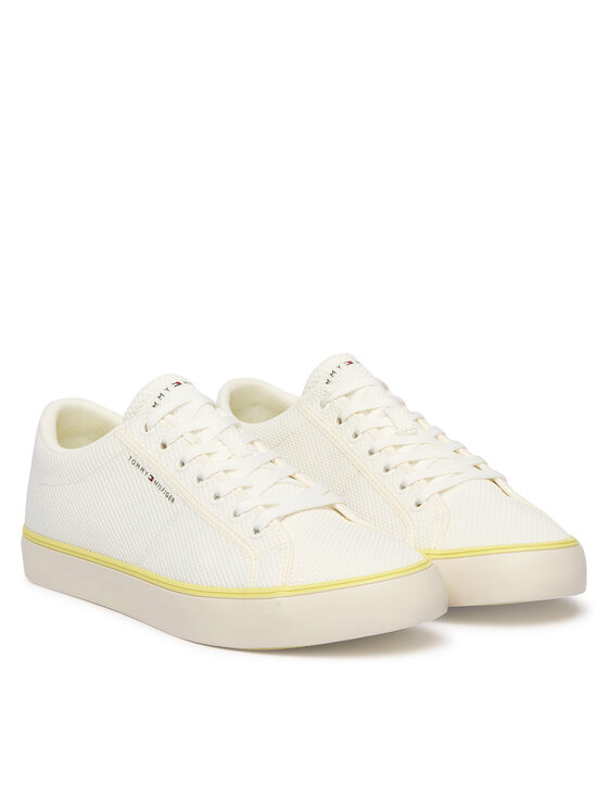 Tommy Hilfiger Tommy Hilfiger Teniși Harlem Core Ii Seasonal Textile FM0FM05820 Alb
