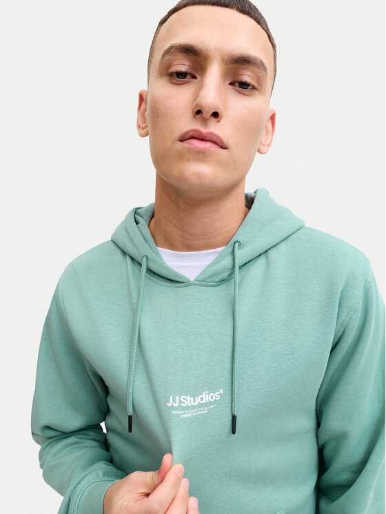Jack & Jones Jack & Jones Mikina Soho 12278789 Zelená Relaxed Fit