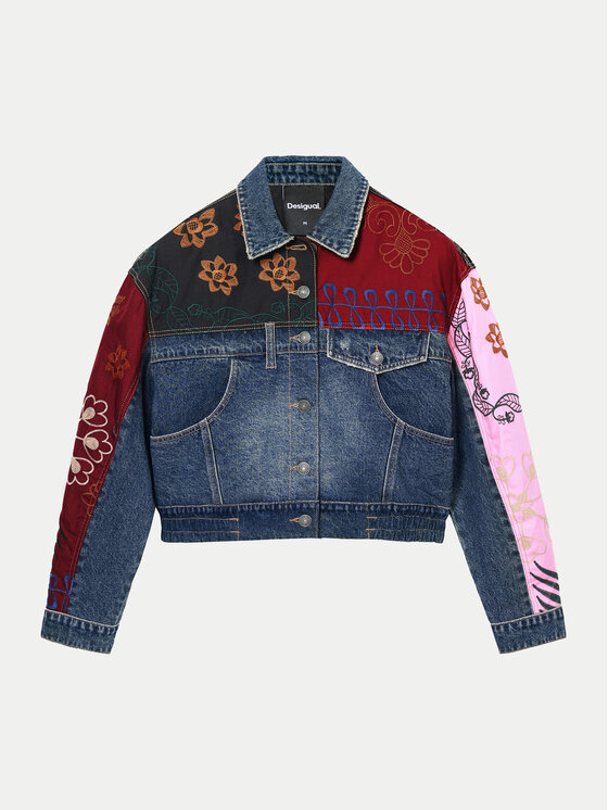 Desigual Veste en jean Madrid 24WWED15 Multicolore Regular Fit