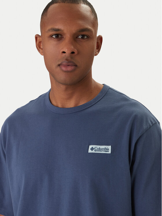 Columbia Columbia Tricou CSC™ Heavyweight Iconic 2155061 Albastru Relaxed Fit