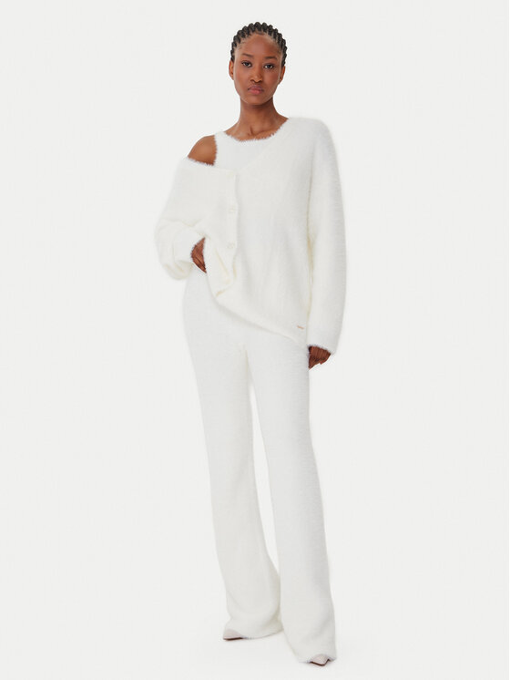 Guess Guess Kardiganas O5BR02 Z1282 Écru Relaxed Fit