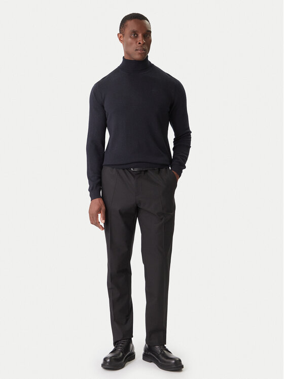KARL LAGERFELD KARL LAGERFELD Golf 655058 554399 Granatowy Regular Fit