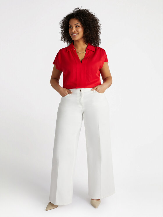 Fiorella Rubino Fiorella Rubino Blusa 2730T002238N016 Rosso Regular Fit