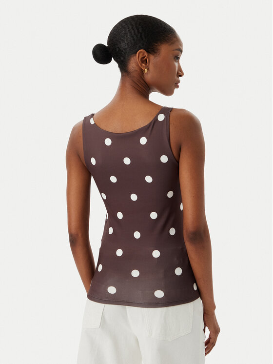 Vero Moda Vero Moda Marškinėliai Million 10305800 Ruda Regular Fit