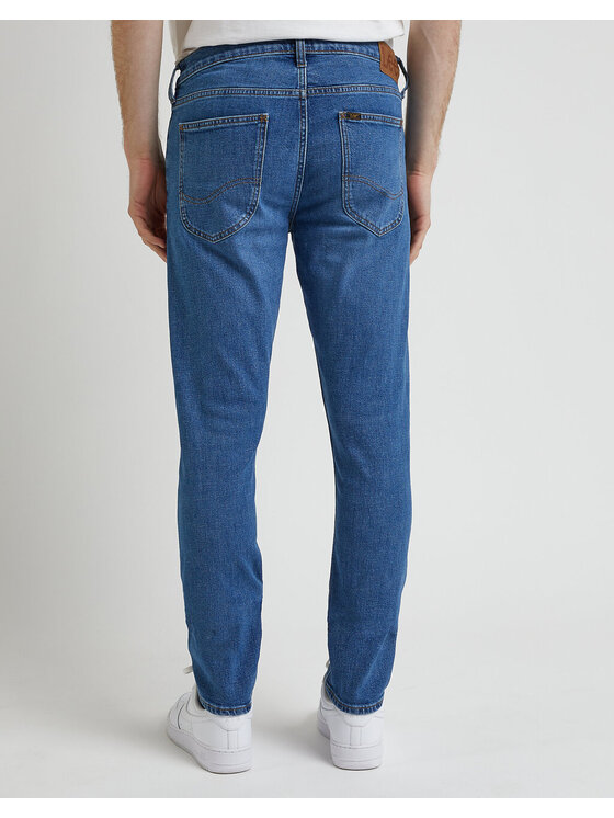 Lee Lee Jeansy LUKE Niebieski Slim Fit