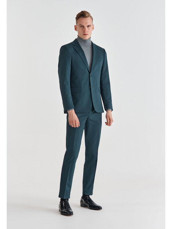 Pako Lorente Pako Lorente Marynarka P21SP-3G-058 Zielony Slim Fit