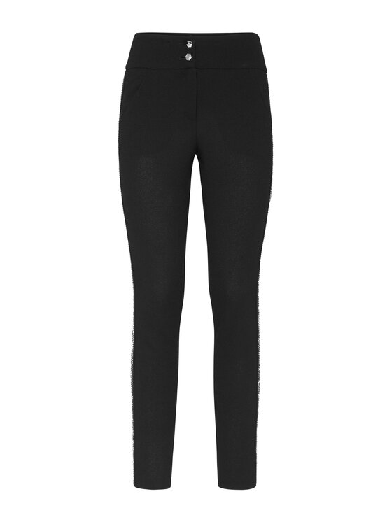 PHILIPP PLEIN PHILIPP PLEIN Spodnie materiałowe 22047 Czarny Regular Fit
