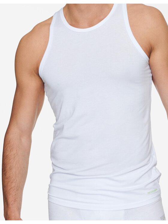 Henderson Henderson Tank top 34323 Biały Regular Fit