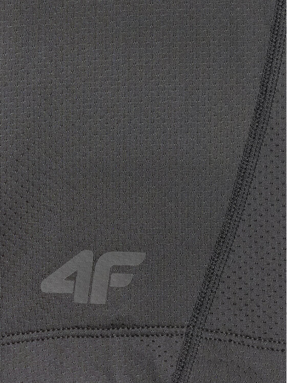 4F 4F Legginsy ALTERNATIVE PATH Czarny Slim Fit