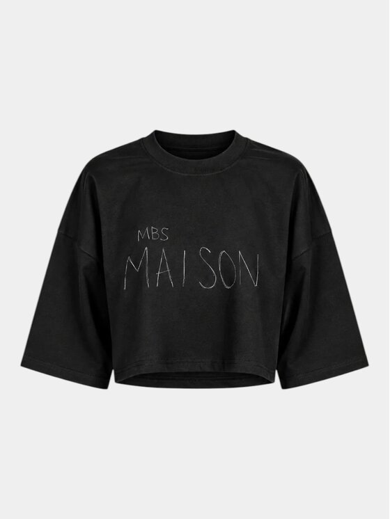 MADE BY SOCIETY MADE BY SOCIETY T-Shirt Crown - T27764 Czarny Basic Fit