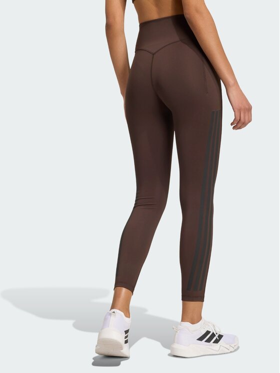 adidas adidas Legginsy 158687 Brązowy Fitted Fit