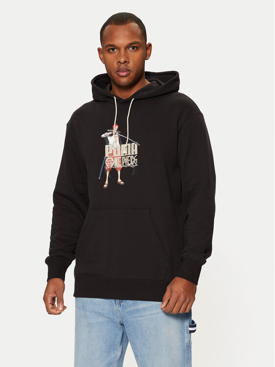 Férfi Pulóver Puma, Méret: L, Fekete, One Piece 624666