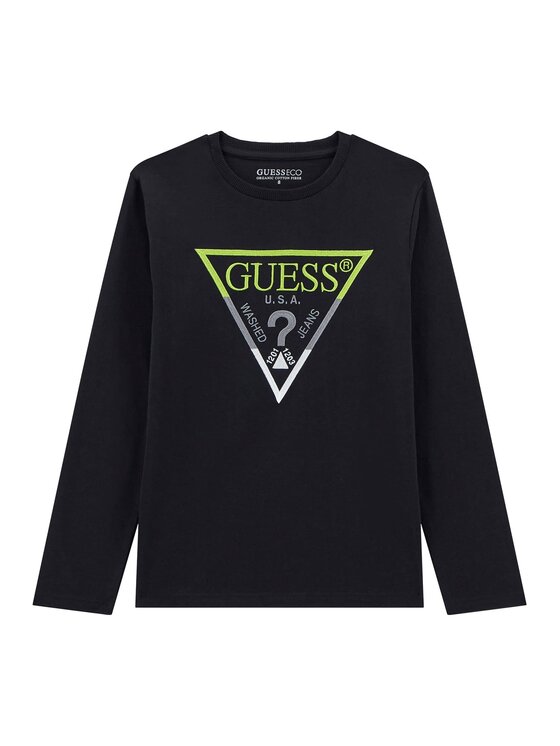 Guess Kids Guess Kids T-Shirt 176345 Czarny Classic Fit