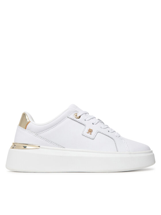 Tommy Hilfiger Tommy Hilfiger Sneakers Th Platform Chic Sneaker FW0FW09626 Alb