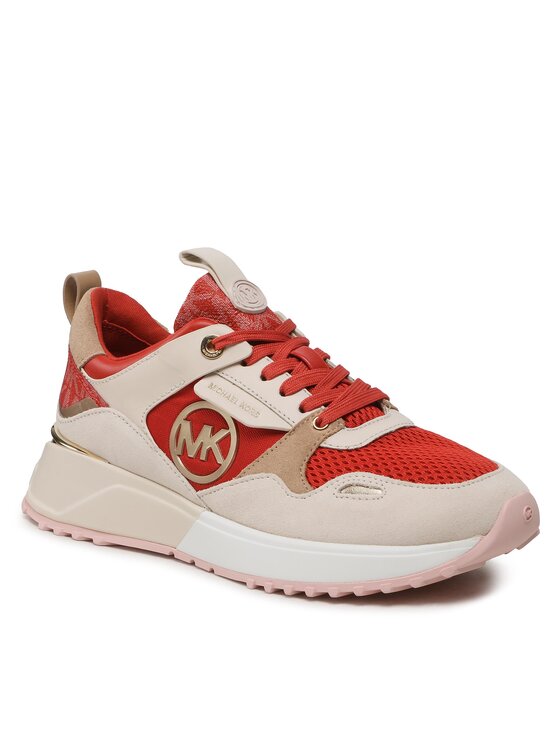 MICHAEL Michael Kors MICHAEL Michael Kors Laisvalaikio batai Theo Trainer 43F3THFS1D Raudona