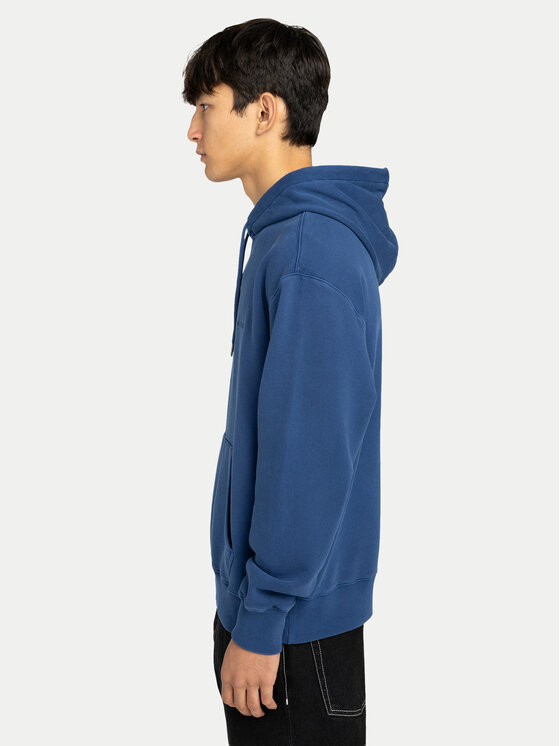 Element Element Džemperis ar kapuci Lowcase Pigment Po ELYFT00173 Zils Relaxed Fit