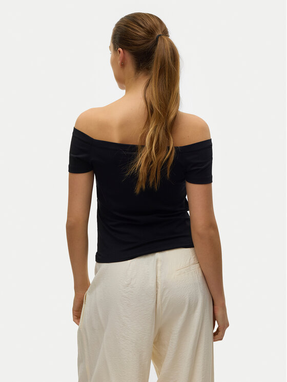 Vero Moda Vero Moda Bluzka Panda 10325598 Czarny Regular Fit