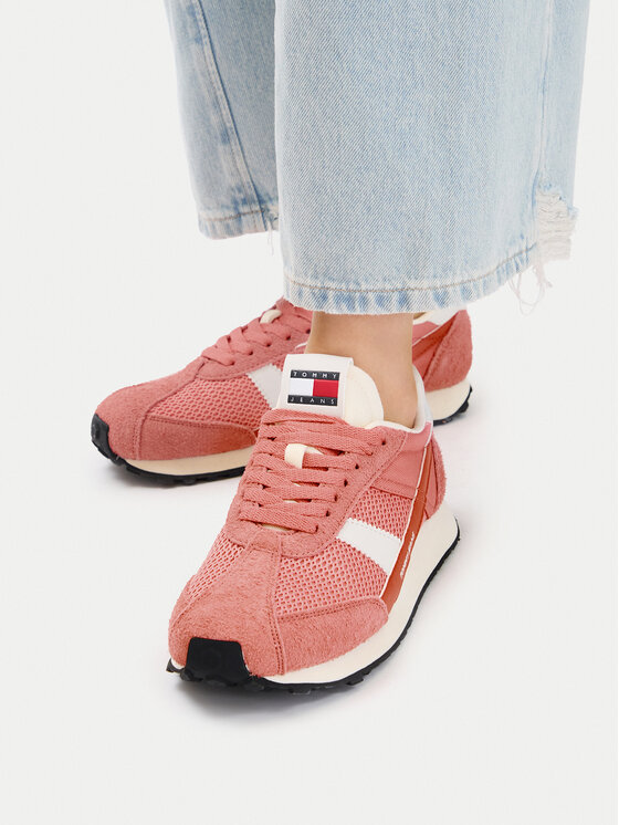 Tommy Jeans Tommy Jeans Sneakersy Tjw Retro Runner Archive EN0EN03013 Różowy