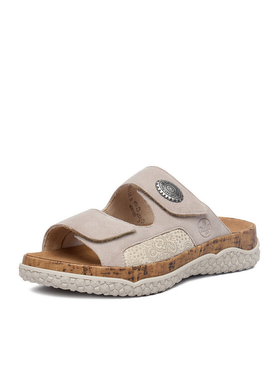 Rieker Rieker Pantoletten CEO-V0302-60 Beige