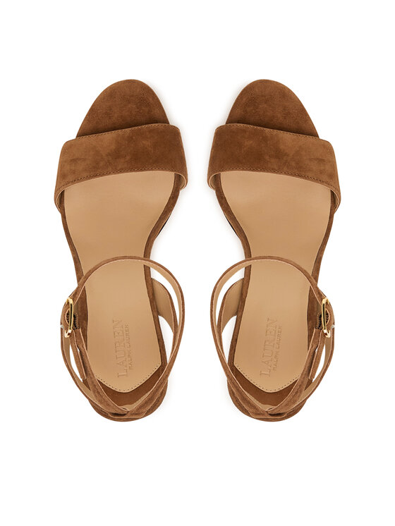 LAUREN RALPH LAUREN LAUREN RALPH LAUREN Sandály Gracy Sn Hes 802P15730003 Hnědá