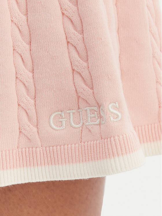 Guess Guess Miniszoknya V6RD07 Z4652 Rózsaszín Regular Fit