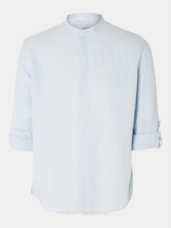 Selected Homme Selected Homme Koszula 16088372 Błękitny Regular Fit
