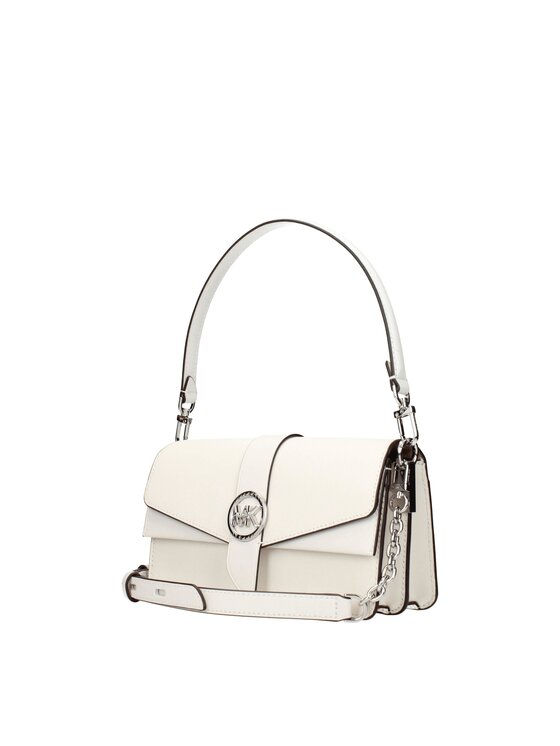 Michael Kors Michael Kors Torebka White Leather Hand Biały