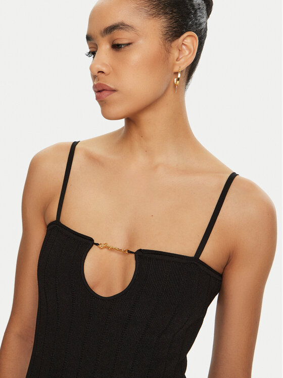 JACQUEMUS JACQUEMUS Džemper haljina 24E241KN449 Crna Regular Fit
