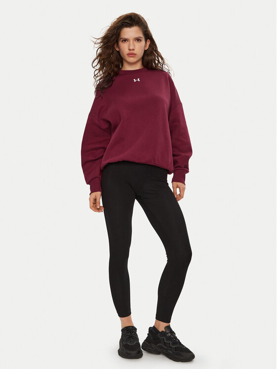 Under Armour Sweatshirt UA Rival Fleece 1386463 Dunkelrot Oversize Modivo