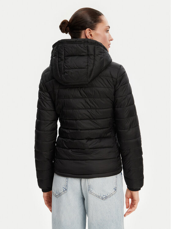 Guess Jeans Guess Jeans Pehelykabát W5RL99 WHAB2 Fekete Regular Fit