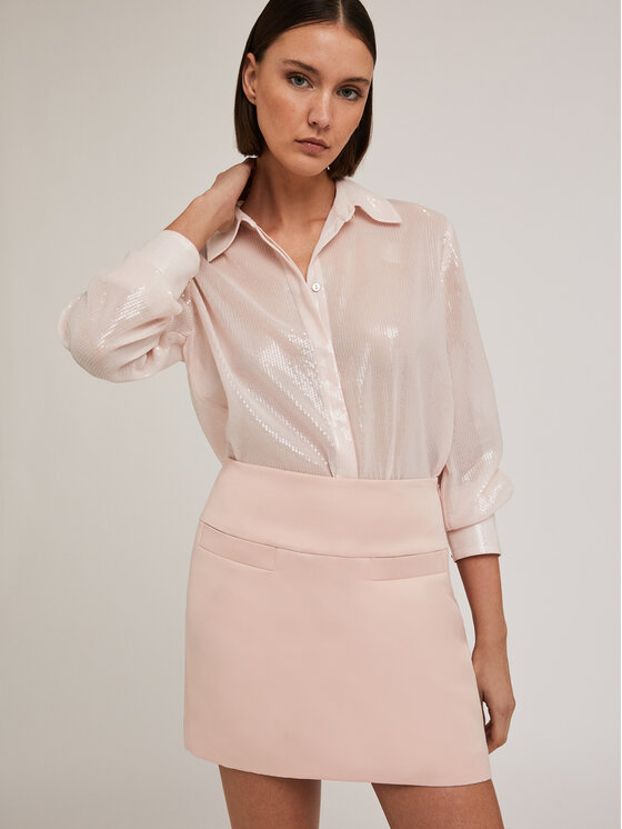 Motivi Motivi Camicia 5211Q000772N006 Rosa Regular Fit