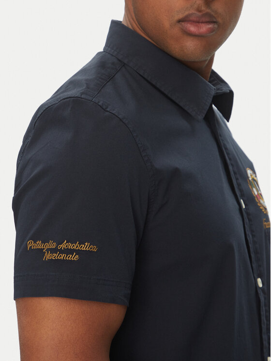 Aeronautica Militare Aeronautica Militare Krekls 251CA1285CT3288 Tumši zils Regular Fit