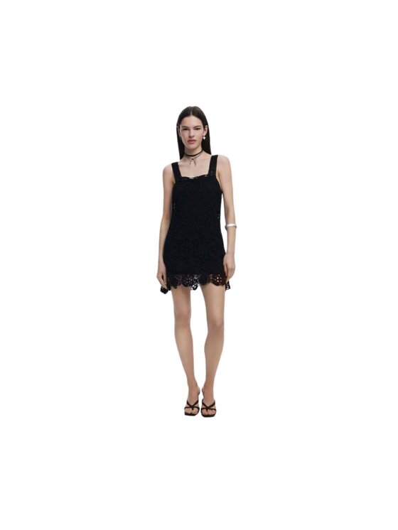 Desigual Desigual Vestito estivo Abito sevilla Nero Slim Fit