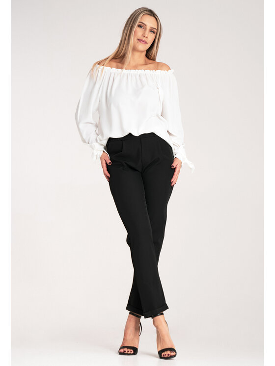 FIGL FIGL Pantalone da abito M1161 Nero Regular Fit