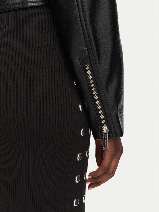 KARL LAGERFELD KARL LAGERFELD Giacca in similpelle B3W14008 Nero Regular Fit