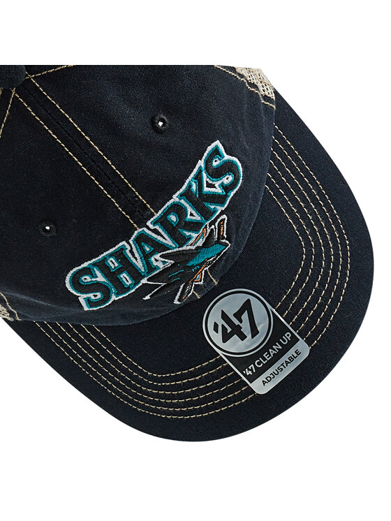 47 Brand 47 Brand Шапка с козирка Nhl San Jose Sharks Trucker H-TSCLA22LAP-VB Черен
