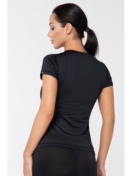 ROUGH RADICAL ROUGH RADICAL Koszulka techniczna CAPRI Czarny Slim Fit